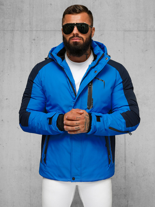 Men's Jacket - Blue OZONEE JS/91M9905/184Z