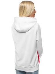 Women's Hoodie - White OZONEE JS/JK88125/1
