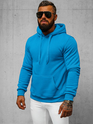 Men's Hoodie - Sky Blue OZONEE JS/2009Z