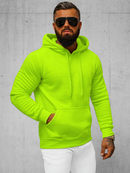Men's Hoodie - Green neon OZONEE JS/2009Z