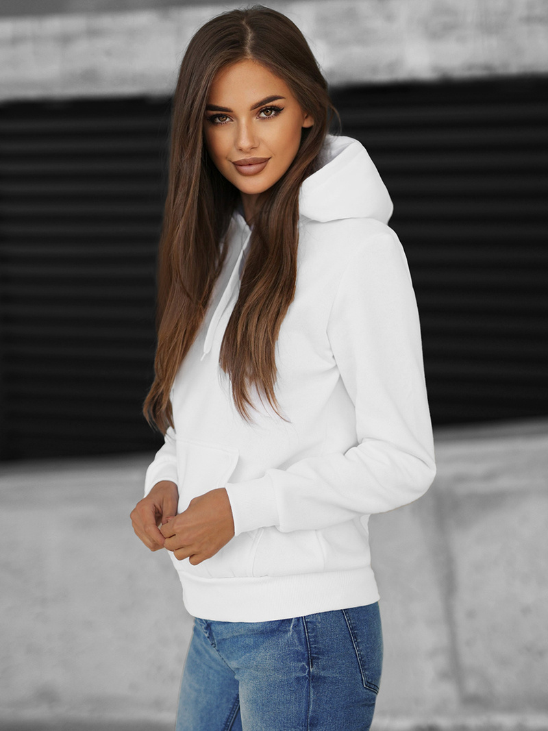 Women's Hoodie - White OZONEE JS/W02Z