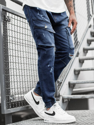 Men's Jogger Jeans - Dark Blue OZONEE O/2048