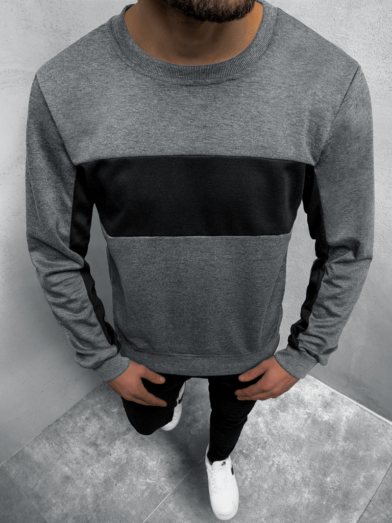 Men's Sweatshirt - Anthracite OZONEE JS/JZ11050