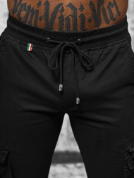 Men's Chinos Jogger - Black OZONEE NB/MP0201N