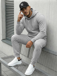 Men's Tracksuit - Grey OZONEE JS/68C10381/2Z