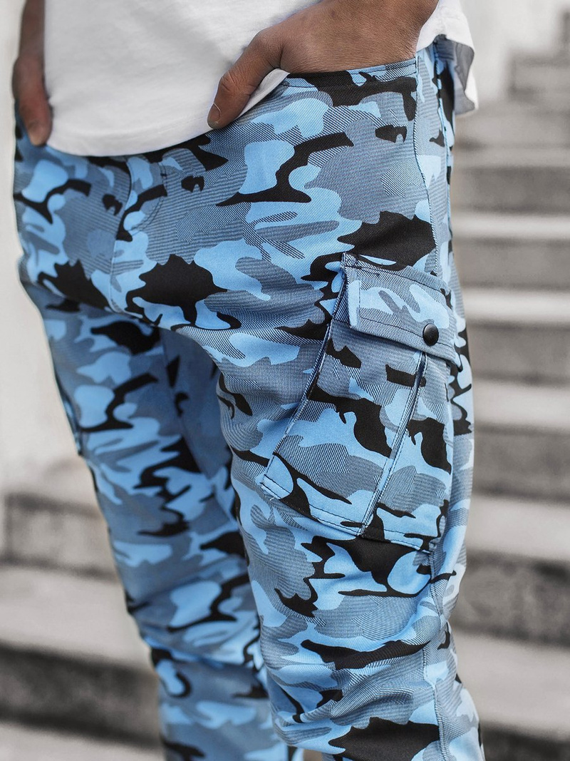 Men's Joggers - Camo-Blue OZONEE A/0853