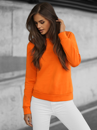 Women's Sweatshirt - Orange OZONEE JS/W01Z