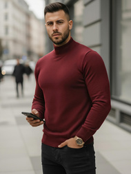 Men's Jumper - Burgundy OZONEE V/V24503
