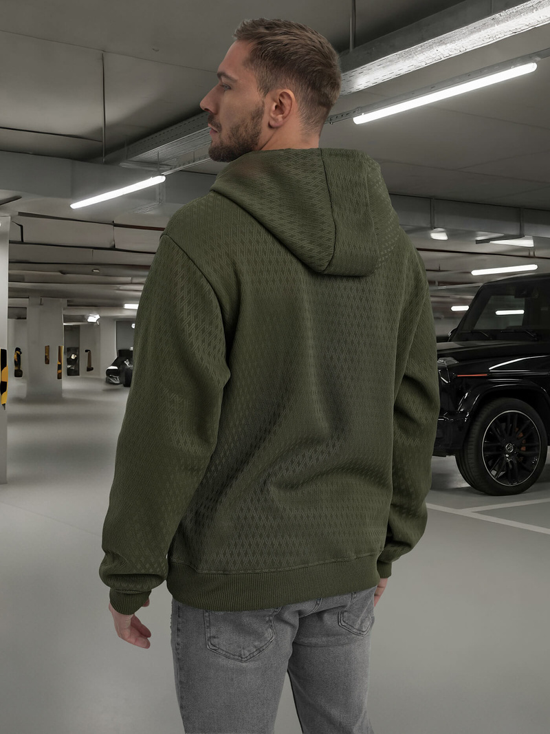 Men's Hoodie - Khaki OZONEE O/G3065