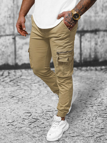 Men's Chinos Jogger - Beige OZONEE NB/MP0201K