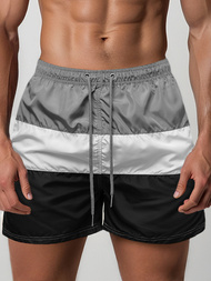 Men's shorts - gray/black OZONEE JS/17K567/8Z