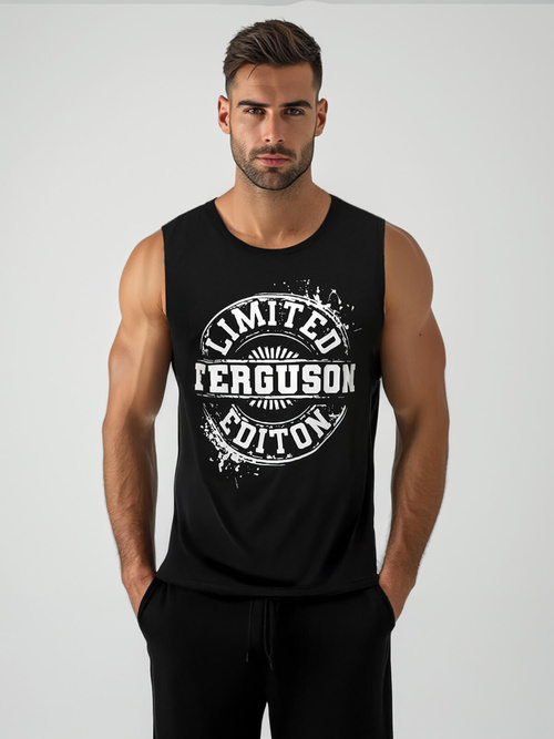 Men's Tank Top - Black OZONEE JS/8B1725/3