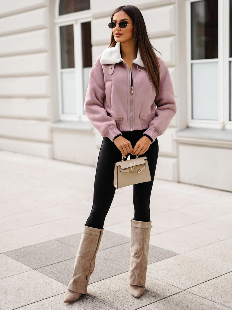 Women's Jacket - Powder Pink OZONEE O/81326