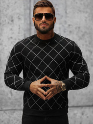 Men's sweatshirt - Black OZONEE O/D7459