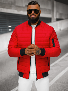 Men's Jacket - Red OZONEE JS/MY02Z