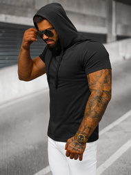 Men's T-shirt - Black OZONEE JS/8T89/3