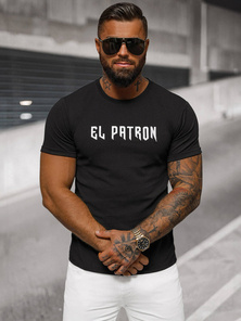 Men's T-shirt - Black OZONEE O/T7283