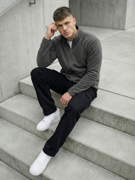 Men's Sweatshirt - Dark Grey OZONEE JS/HH016/5