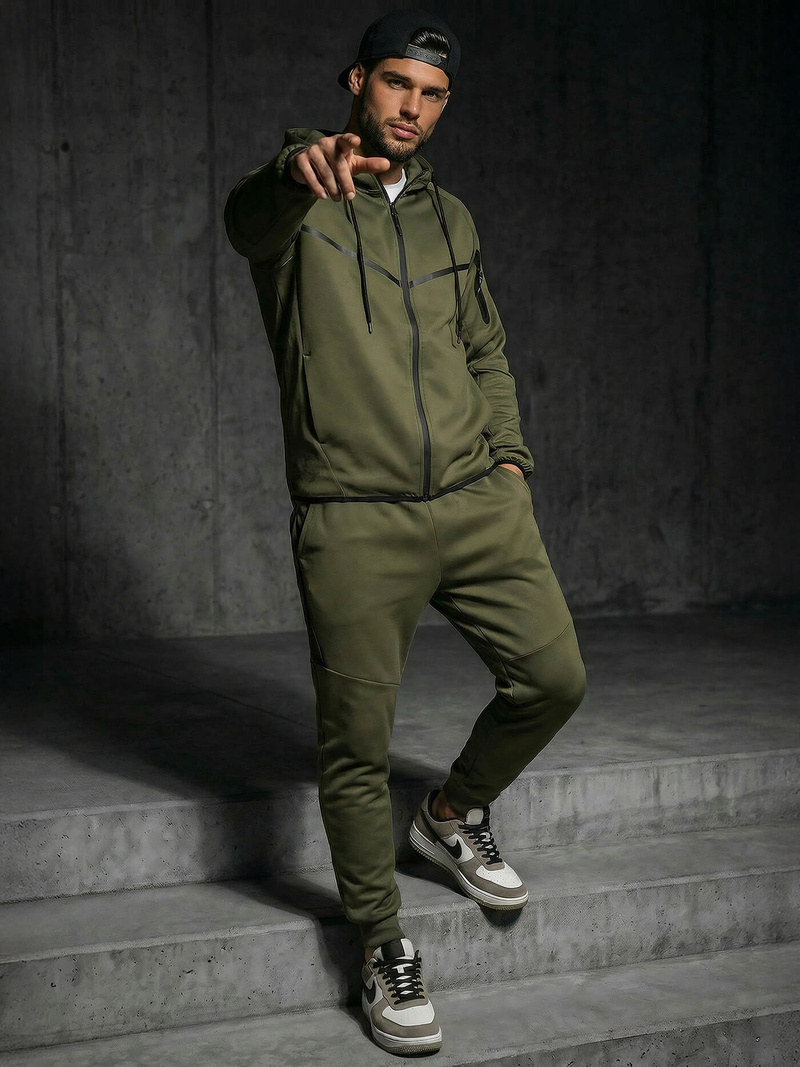 Men's Tracksuit - Khaki OZONEE JS/8C1966/29