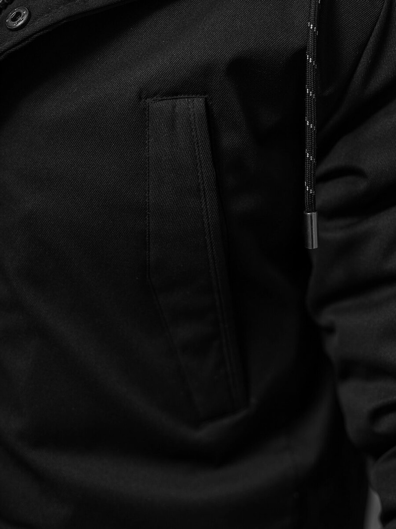 Men's Winter Jacket - Black OZONEE JS/5M120/392