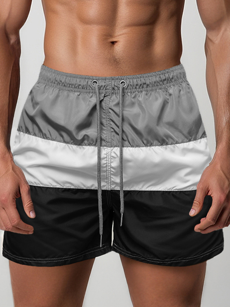 Men's shorts - gray/black OZONEE JS/17K567/8Z