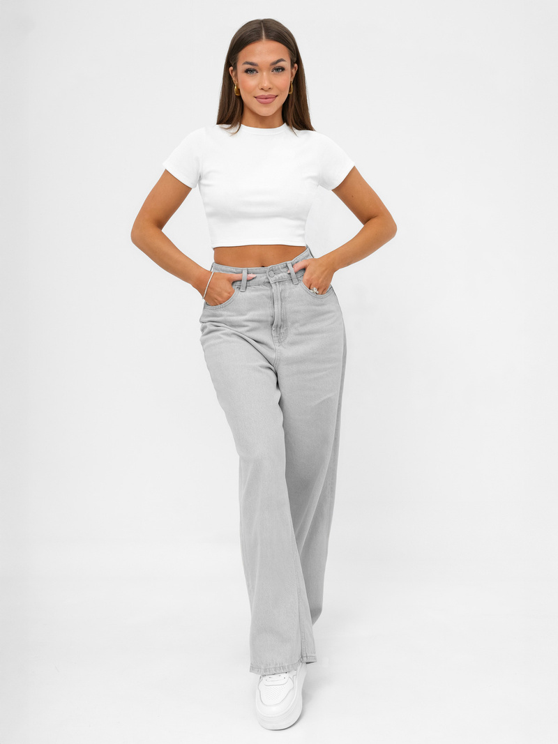 Women's T-shirt - White OZONEE JS/96T666/1