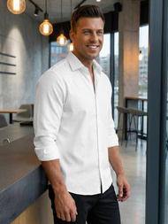 Men's Shirt - White OZONEE V/V189