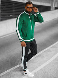 Men's Tracksuit - Green-Black OZONEE JS/8C99/22BZ