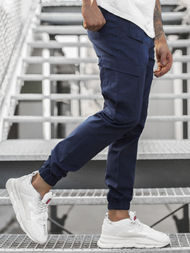 Men's Joggers - Navy blue OZONEE MACH/5012