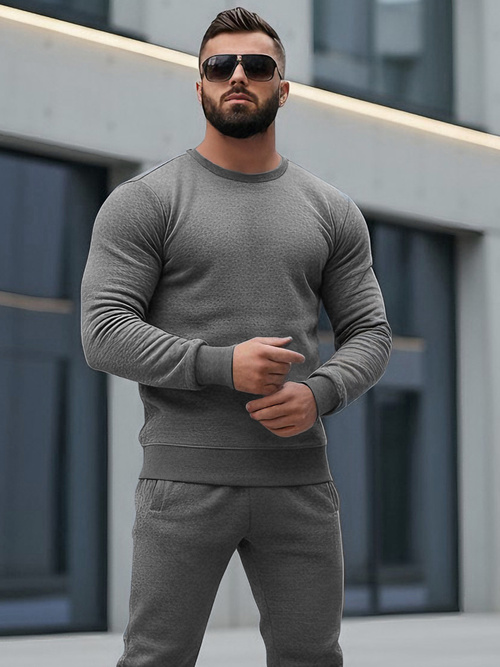 Men's Tracksuit - Anthracite OZONEE JS/68C10380/5Z
