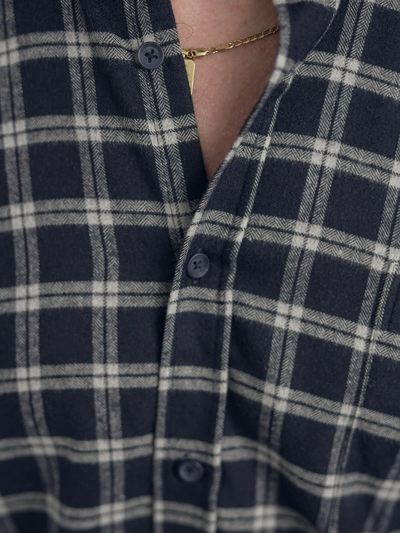 Men's Shirt - Navy Blue OZONEE V/V173Z