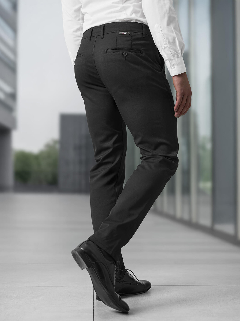 Men's Chinos - Black OZONEE V/6545