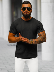 Men's T-shirt - Black OZONEE O/7766T