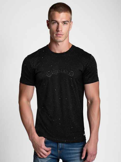 Men's T-shirt - Black OZONEE O/QQ1386Z