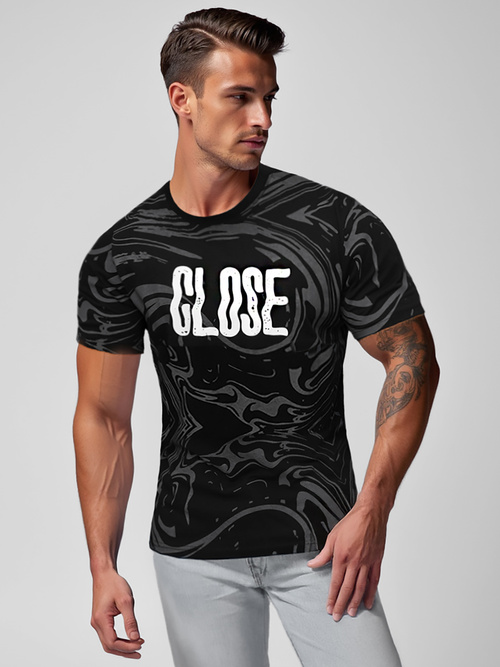 Men's T-shirt - Black OZONEE O/MPO3470Z