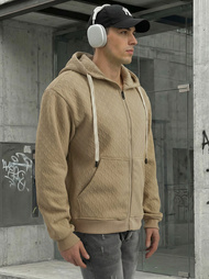 Men's Hoodie - Beige OZONEE O/G3066