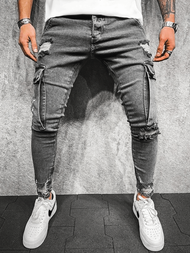 Men's Jeans - Anthracite OZONEE O/B6006