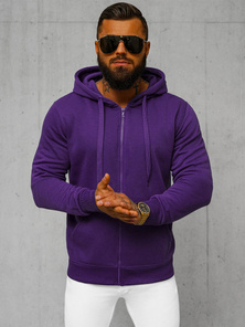 Men's Hoodie - Violet OZONEE JS/2008Z