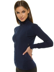 Women's Sweatshirt - Navy Blue OZONEE JS/HD150/4