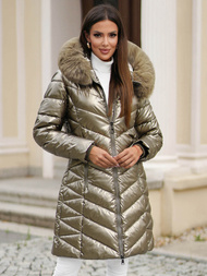 Women's Jacket - Gold OZONEE JS/16M9100/403Z