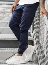 Men's Joggers - Navy blue OZONEE MACH/5012