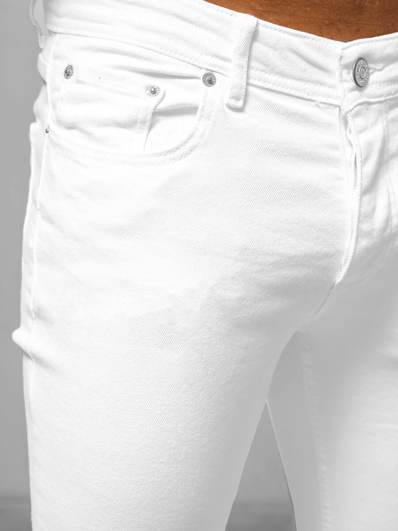 Men's Jeans - White OZONEE E/5348/01