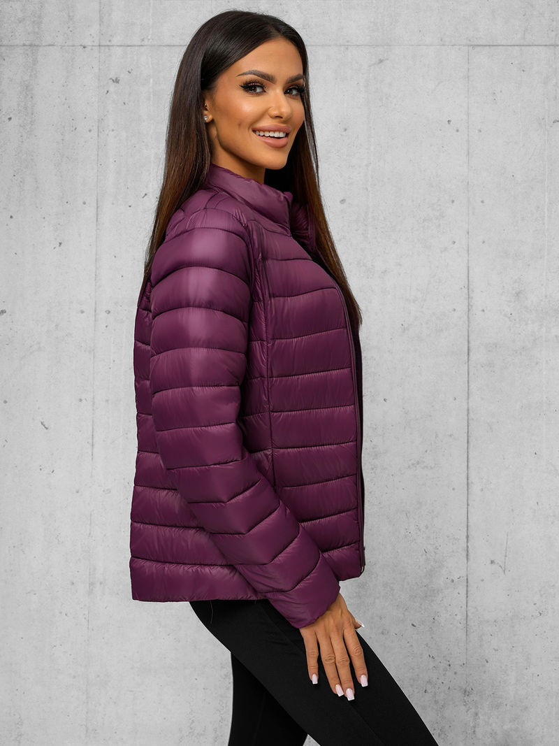 Women's Jacket - Burgundy OZONEE JS/11Z8170Z