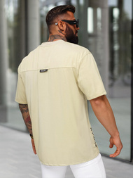 Men's T-shirt - Beige OZONEE O/QQ1185