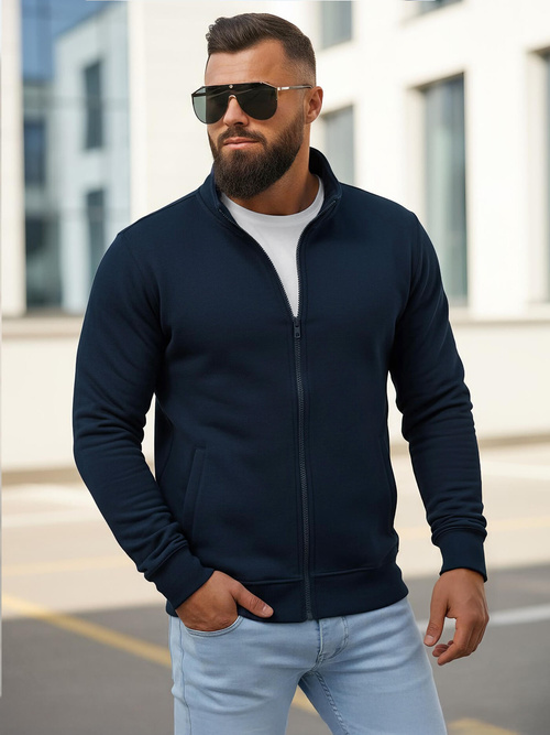 Men's Sweatshirt - Navy blue OZONEE JS/2002