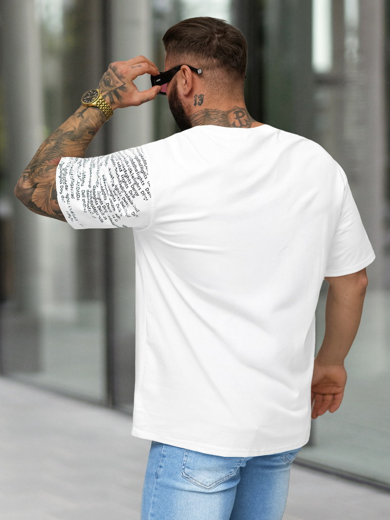 Men's T-shirt - White OZONEE O/YN2/631