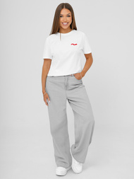 Women's T-shirt - White OZONEE JS/R61658