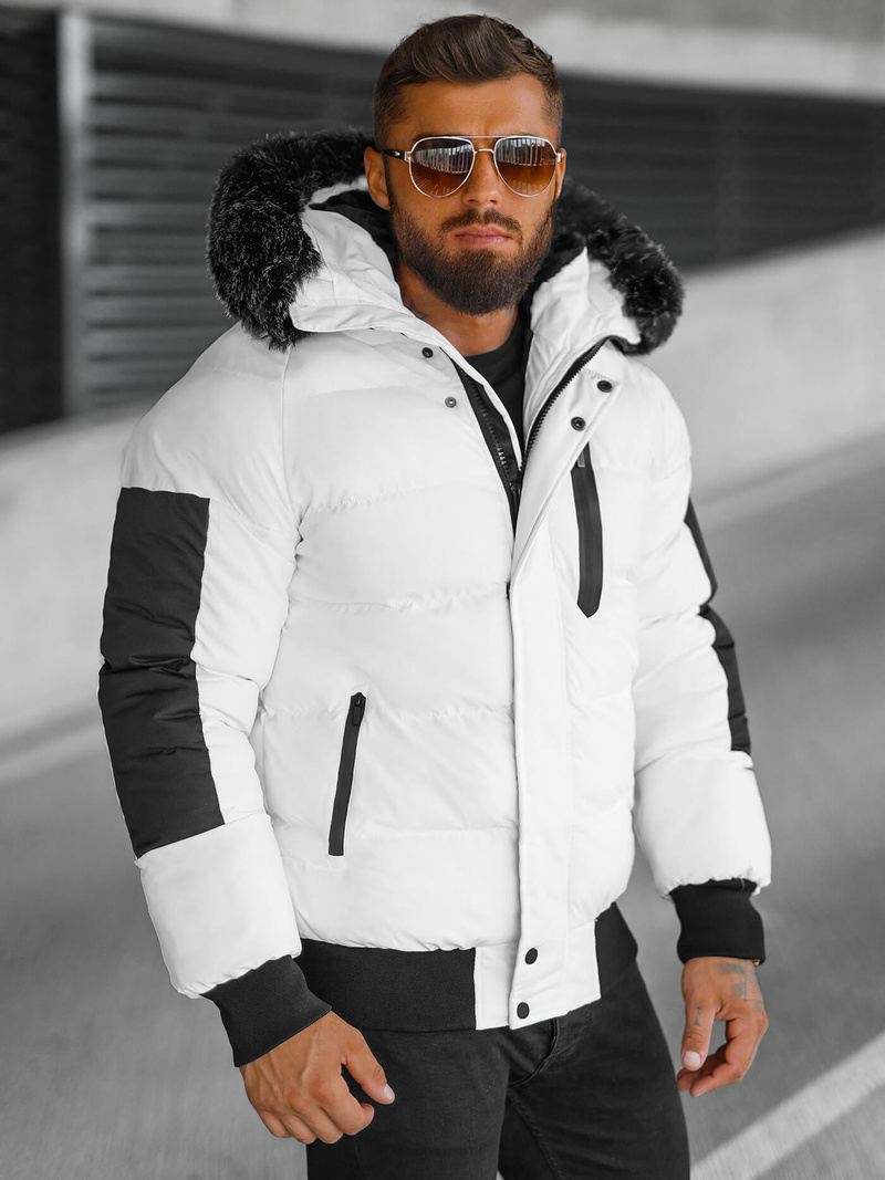 Men's Jacket - White OZONEE O/M798Z