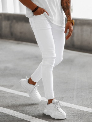 Men's Jeans - White OZONEE E/5348/01Z