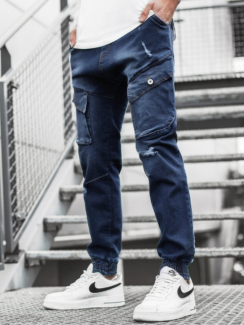 Men's Jogger Jeans - Dark Blue OZONEE O/2048